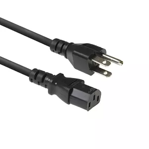 ACT Powercord USA plug C13 black 1 m 120V 10A