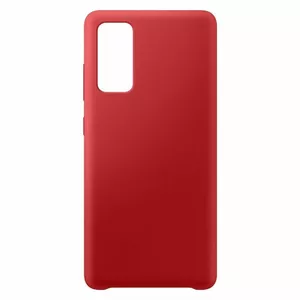 Защитный силиконовый чехол soft-touch iLike для Samsung Galaxy S20 FE — красный