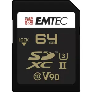 Flash Memory Emtec 64GB SDXC UHS-II SpeedIN Pro+