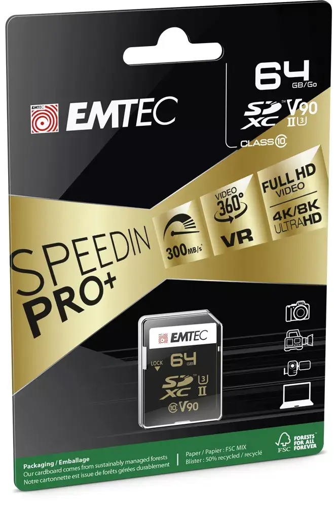 Flash Memory Emtec 64GB SpeedIN Pro+ Photo 2
