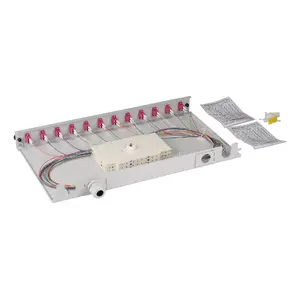 Patch panel EFB Elektronik BA71901L24OM4 1U LC OM4 Grey Metal Rack Mount