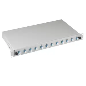 Оптический адаптер EFB Elektronik B71921L12 LC одномодовый, синий/серый, 483×244×44.5 мм, 1 шт