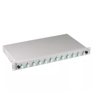 EFB Elektronik B71901L12OM3 fibre optic adapter LC Aqua Grey Multi-mode