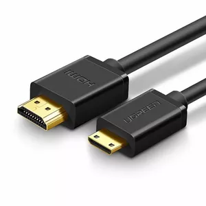 Кабель HDMI-miniHDMI 1.5м (HDMI 2.0 4K@60Hz) черный HD108 UGREEN