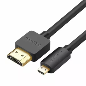 Кабель HDMI-microHDMI 1,5 м (HDMI 2.0 4K@60 Гц) черный HD127 UGREEN