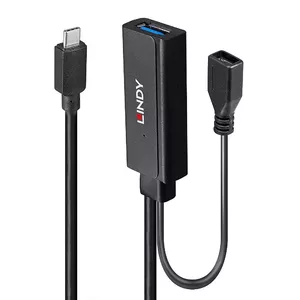 USB Extension Cable Lindy 5m USB 3.2 Gen 1 C/A Active