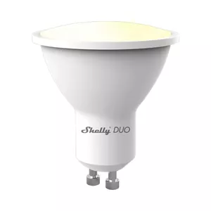 Smart bulb Shelly DUO GU10, Wi‑Fi, GU10 fitting, 5 W, 400 lm, white