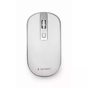 Mouse GEMBIRD MUSW-4B-06-WS Office ambidextrous RF wireless optical 1600 DPI White/Silver