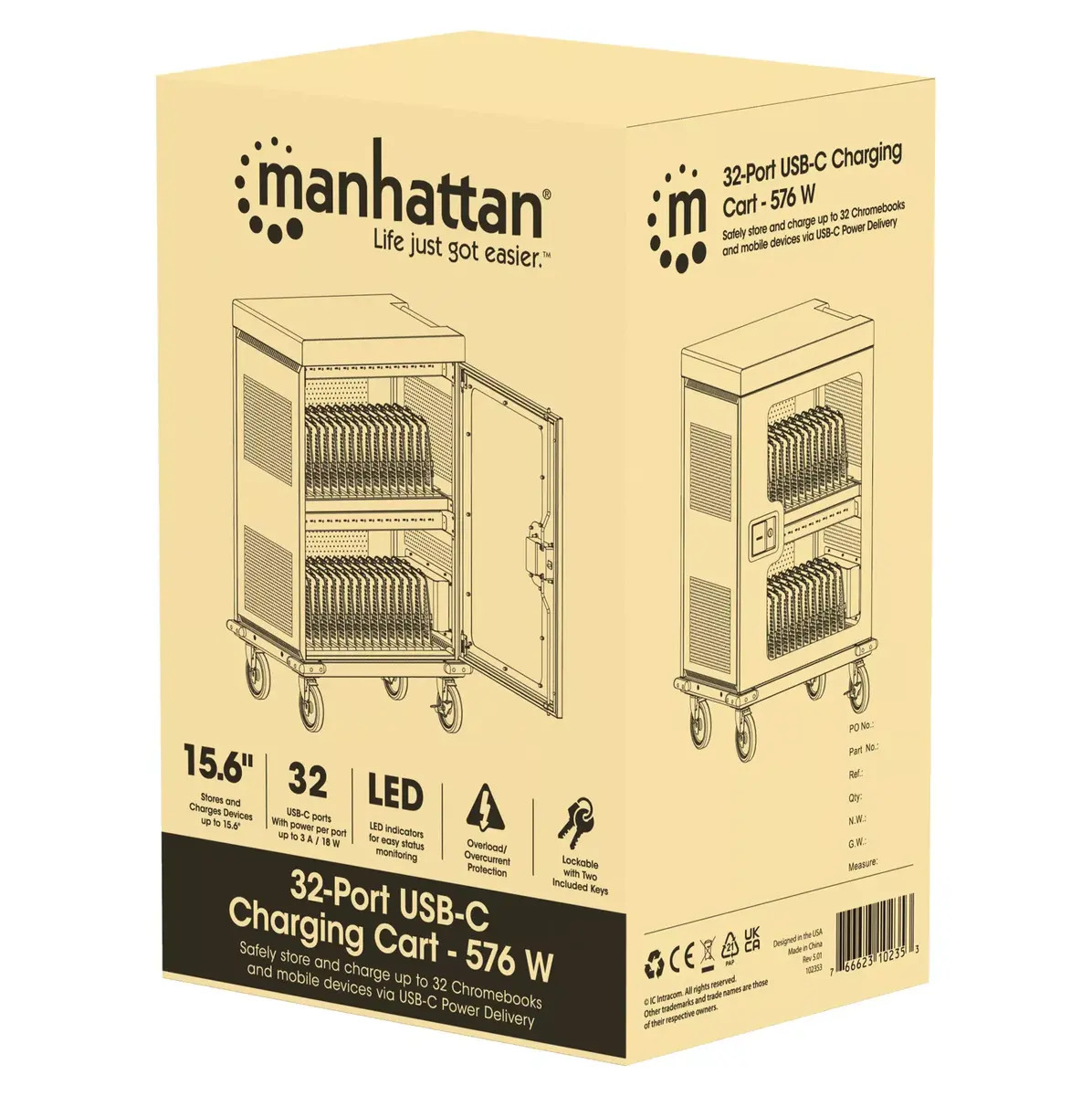 Pārvietojama ierīču pārvaldības rati MANHATTAN 102353 Photo 5
