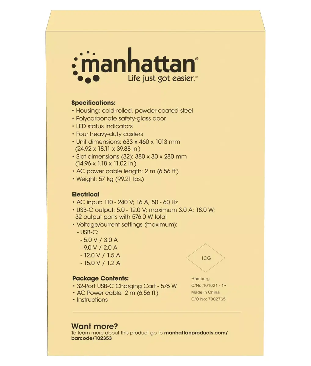 Pārvietojama ierīču pārvaldības rati MANHATTAN 102353 Photo 8