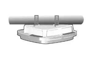 Extreme Networks AH-ACC-STRP-MRN WLAN access point mount for AP460C, AP460S6C, AP460S12C white marine grade metal hose strap
