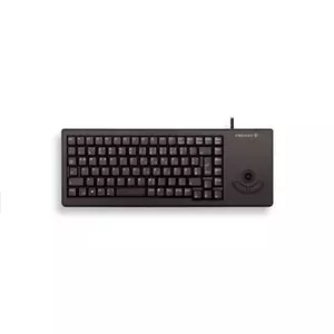 Компактная клавиатура Cherry G84-5400LUMES с трекболом, USB, черная