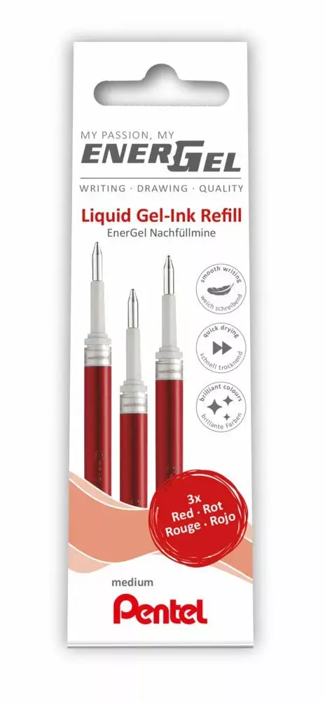 Gēla pildspalvas serdenes PENTEL Energel M