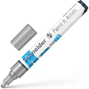 Akrila marķieris Schneider Electric Paint-it 320, 4 mm galu, sudraba tinti