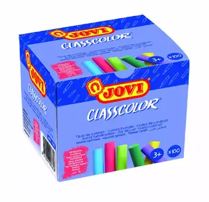 JOVI Classcolor skolas krīts kastē, 100 gabali