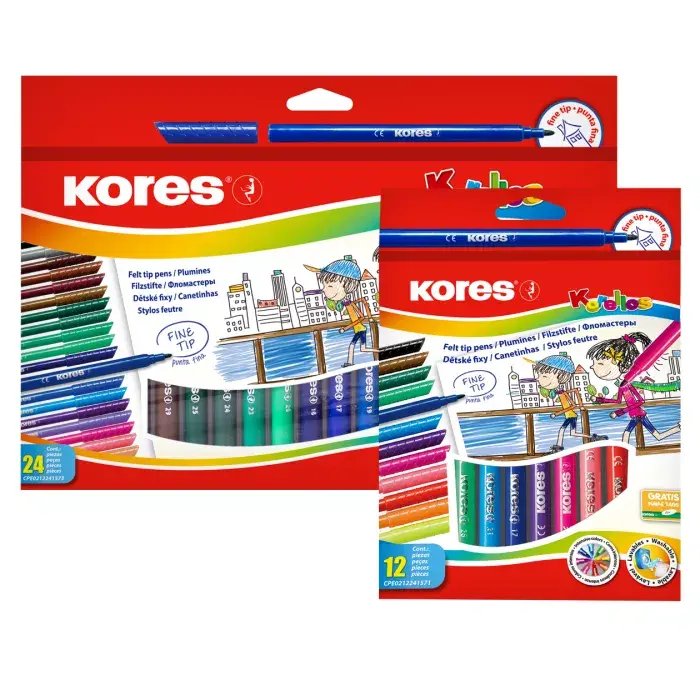 Набор фломастеров KORES 12 шт. модель 200-14170 Photo 4