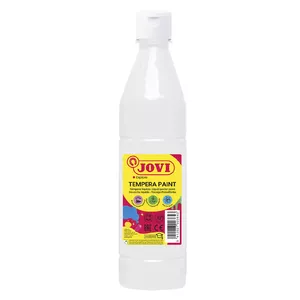 Guaša krāsa pudelē JOVI 500 ml balta