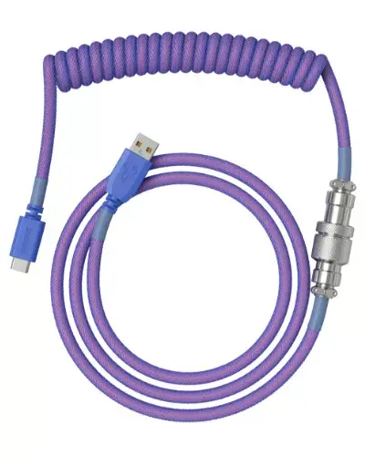 GLORIOUS Coiled violets USB kabelis 1,37 m Photo 2