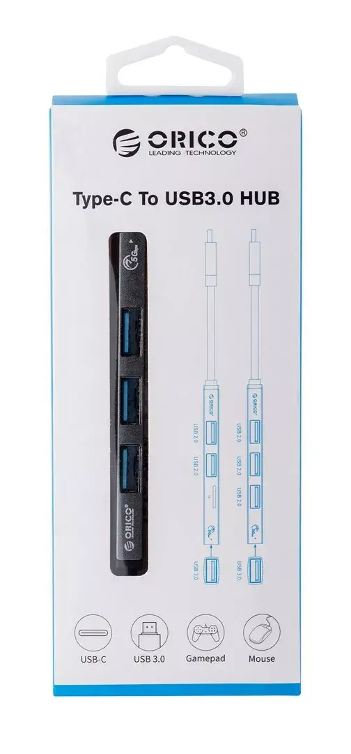 ORICO USB Type-C Hub – 3x USB 2.0 + 1x USB 3.0 Photo 7