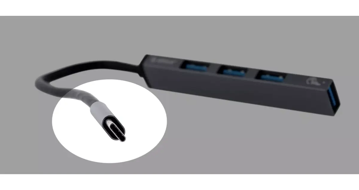 ORICO USB Type-C Hub – 3x USB 2.0 + 1x USB 3.0 Photo 9