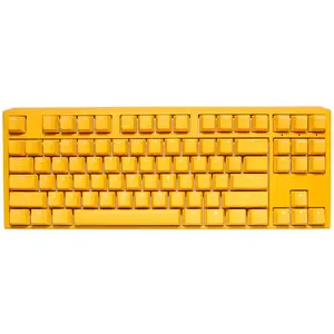 Ducky One 3 Yellow TKL tastatūra Spēļu USB Vācu Tenkeyless Mehāniskā