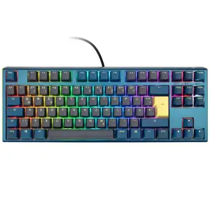 Ducky One 3 TKL DayBreak Mechanical Gaming Keyboard USB QWERTZ German Cherry MX Black Blue Grey Yellow RGB LED Tenkeyless