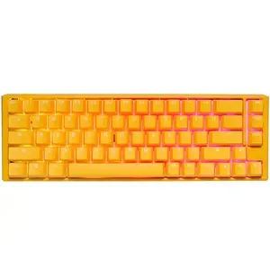 Ducky One 3 SF Dzeltenā spēļu tastatūra USB mehāniskā RGB LED