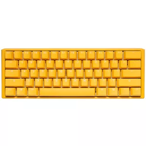Ducky One 3 Yellow Mini spēļu tastatūra USB mehāniskā RGB LED