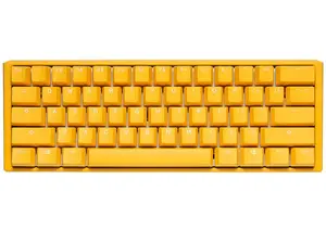 Ducky One 3 Yellow Mini Mechanical Gaming Keyboard USB Wired German QWERTZ RGB LED Yellow