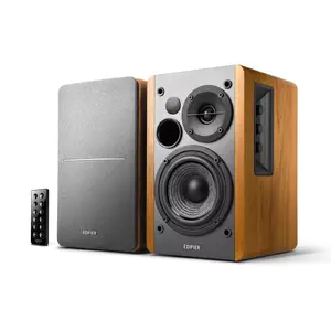 Акустическая колонка Edifier R1280DB — 2.0, 42 Вт RMS, проводная и беспроводная, 55–20000 Гц, коричневая