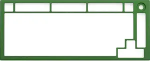 Mechanical keyboard top frame GLORIOUS GMMK PRO green — replacement/top plate for 75% layout