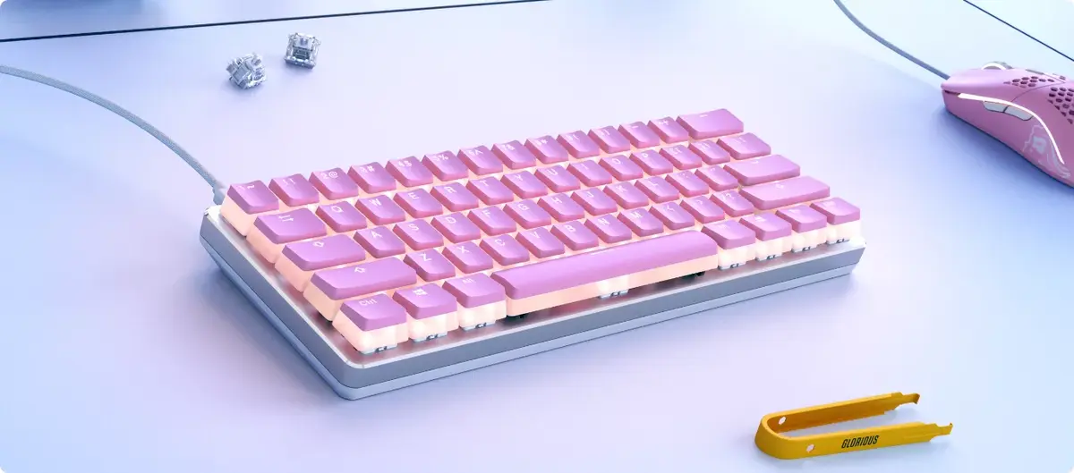 Keyboard cap Glorious PC Gaming Race Aura V2 Photo 5