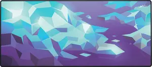 Gaming mouse pad XTRFY GP5 Litus Blue XL — 920×400 mm, cloth surface, stitched edges, non-slip rubber base
