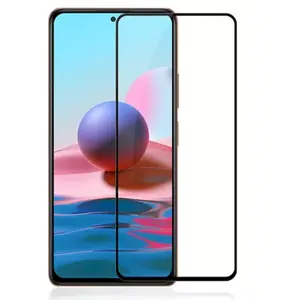 Tempered 5D glass screen protector with frame by fusion accessories for Xiaomi Redmi Note 11 / Poco M4 Pro 5G, black