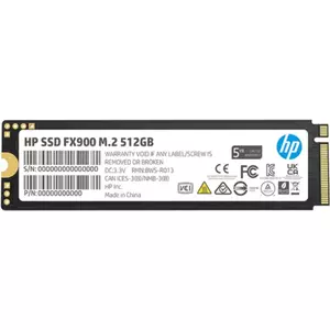 HP FX900 - 512 GB, 5000 MB/s, 4800 MB/s M.2 PCI Express 4.0 3D TLC NAND NVMe