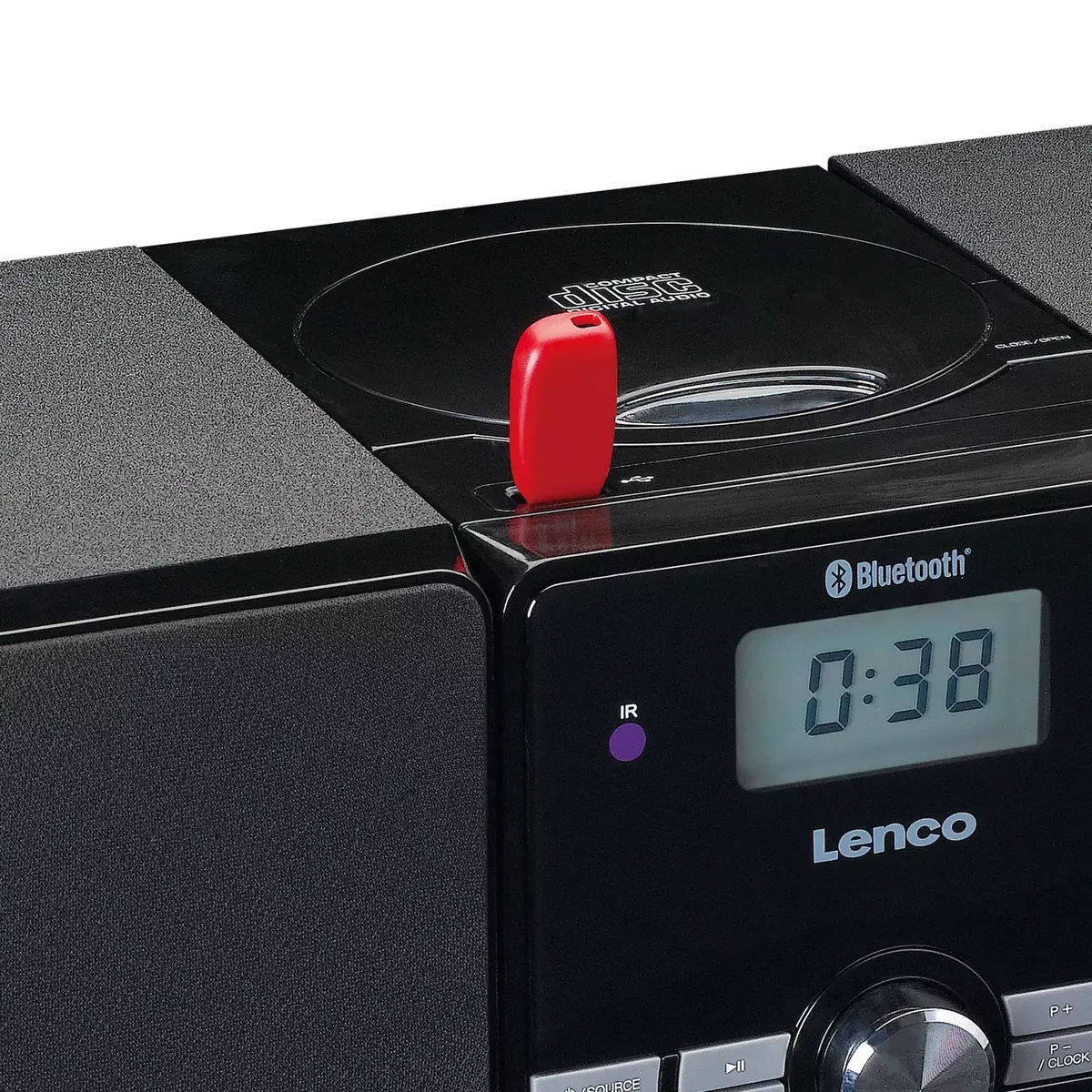Home audio micro system Lenco MC-030BK Photo 6