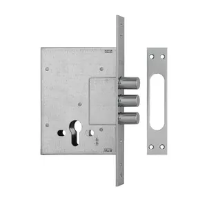Врезной замок Siba 10257 SN, сатиновый никель
