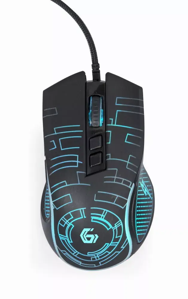 GEMBIRD MUSG-RGB-01 игровая мышь Photo 4