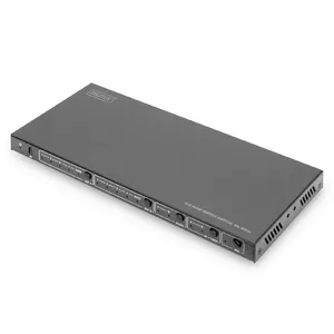 Digitus 4x2 HDMI matricas slēdzis 4K 60Hz 3840x2160 18Gbit/s Melns Metāls