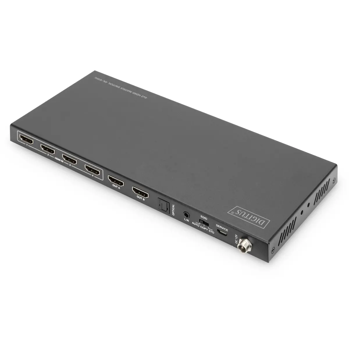 DIGITUS DS-55509 Матричный коммутатор HDMI 4x2 4K/60Hz Photo 6