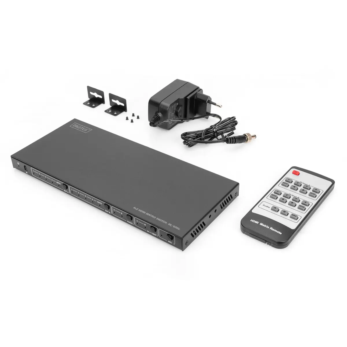 DIGITUS DS-55509 Матричный коммутатор HDMI 4x2 4K/60Hz Photo 9