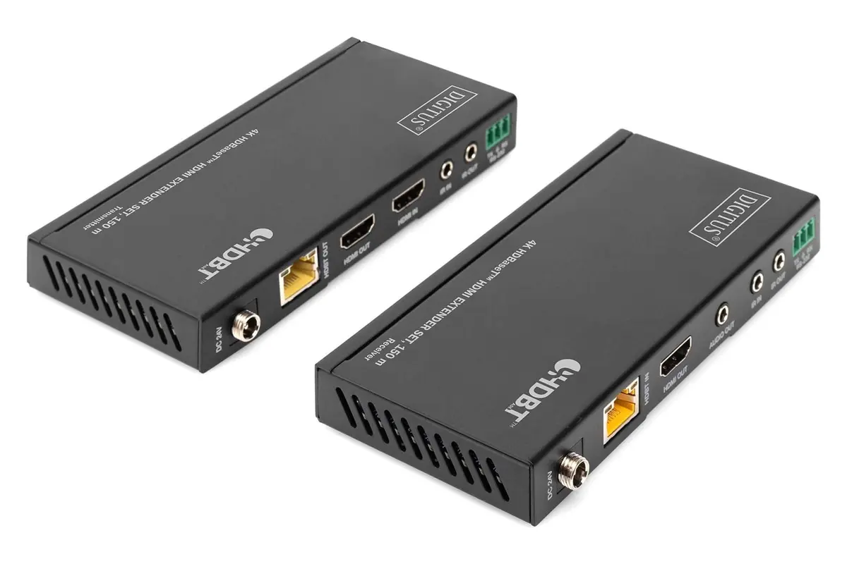 AV raidītājs un uztvērējs Digitus 4K HDBaseT™ HDMI Extender Set Photo 8
