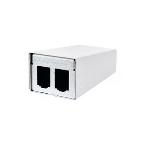 Аксессуар патч-панели METZ CONNECT 130861-0202-E Настенное крепление Белый Алюминий Цинковая сталь