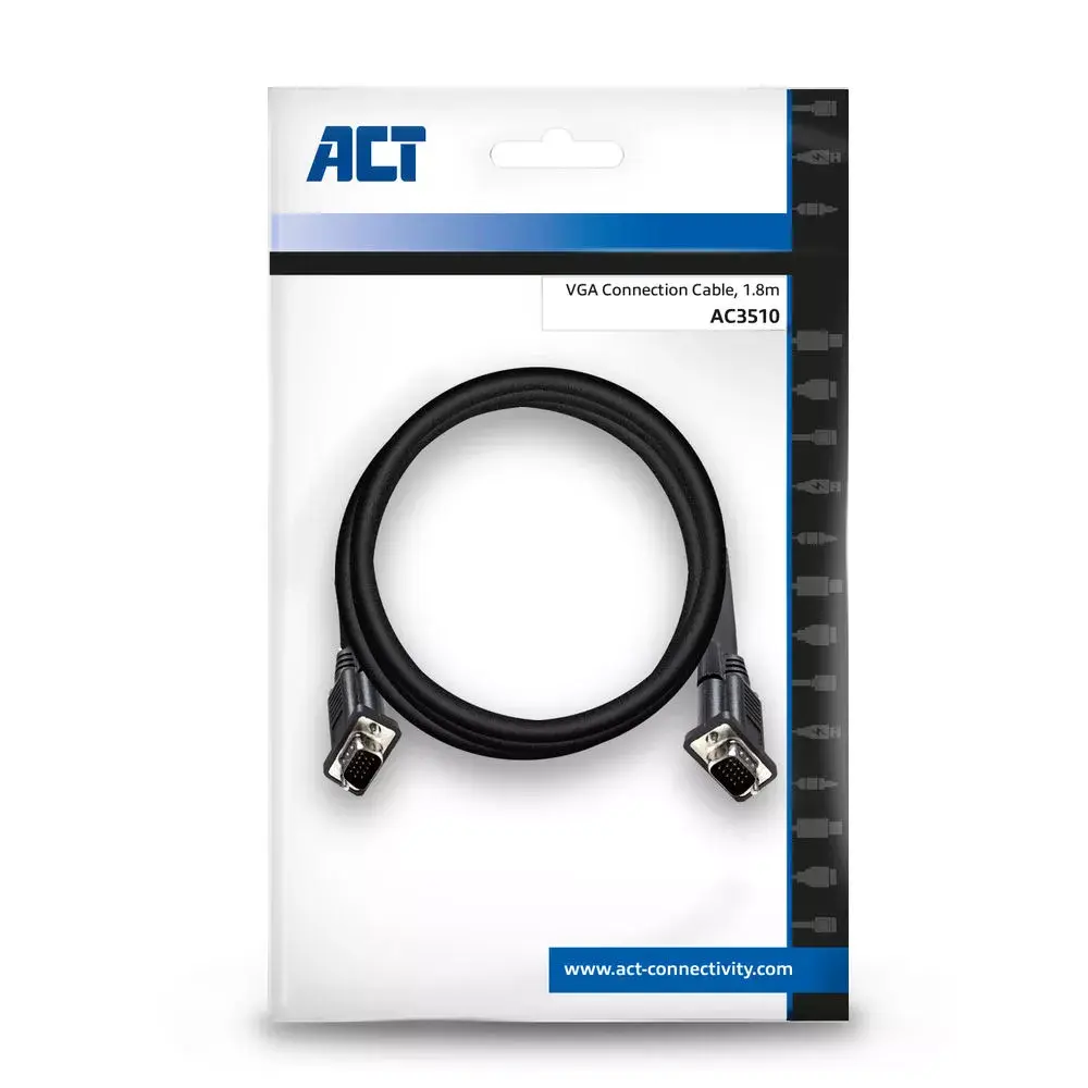 VGA cable ACT AC3510 1.8 m Photo 2