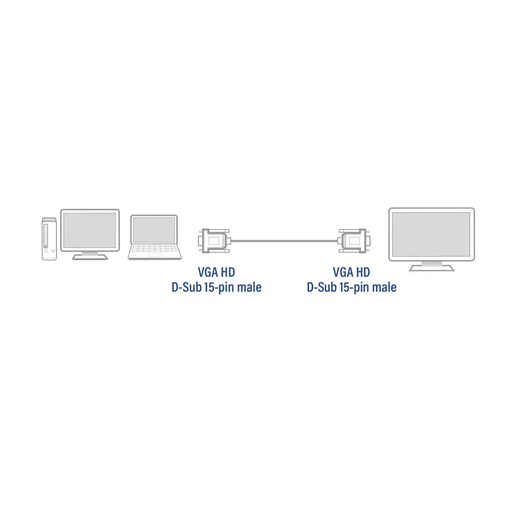 VGA cable ACT AC3510 1.8 m Photo 4