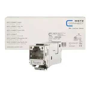 RJ45 Коннектор METZ CONNECT 130910KZ Серебристый Женский 12 шт