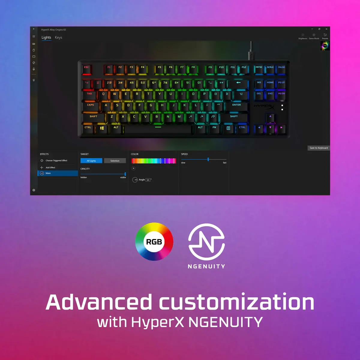 HyperX Alloy Origins Core Mechanical Gaming Keyboard Photo 2