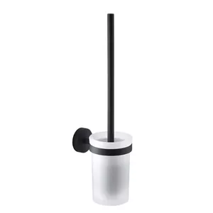 Toilet Brush, GEDY EROS — wall-mounted, black