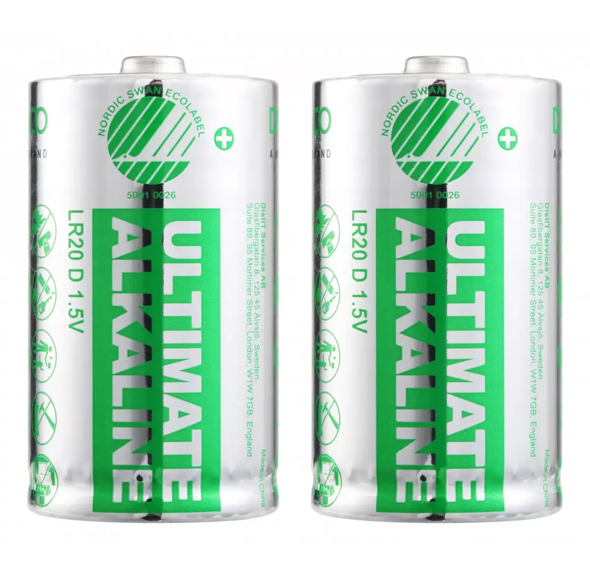 Deltaco Ultimate Alkaline D vienreizējā baterija Photo 4