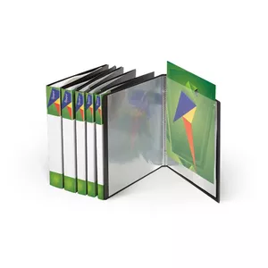 Presentation folder Forpus FO22421 Plastic Black A4
